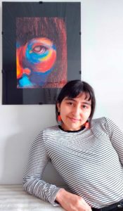 retrato ague artista autor perfil rostro