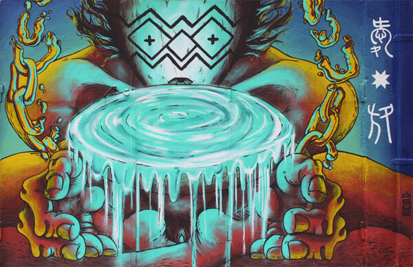 Mural Bebe de la Fuente Águe 1