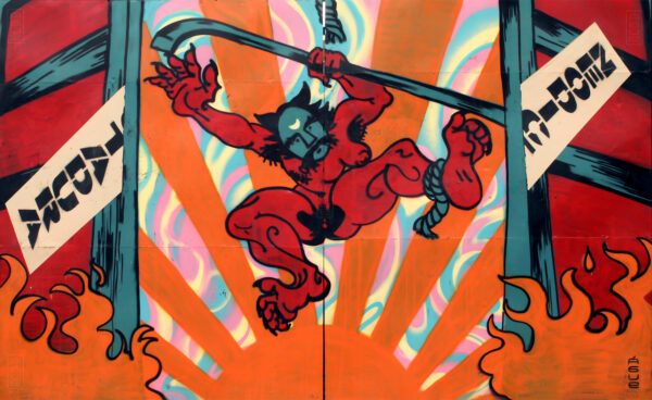 Mural NEODICTADURA Águe 1