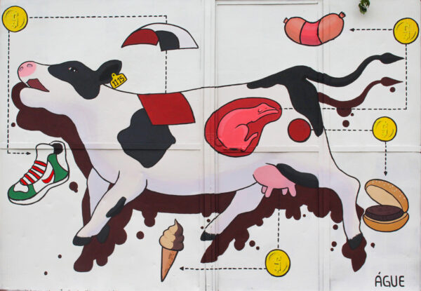 Mural Vaca Águe